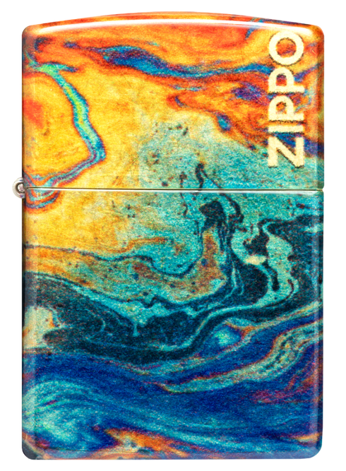Zippo vžigalnik 48778 Colorful Tumbled Brass