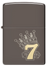 Zippo 48913 vžigalnik Lucky 7, Black Ice