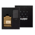 Zippo vžigalnik 49401 Black Crackle in etui Coyote Pouch