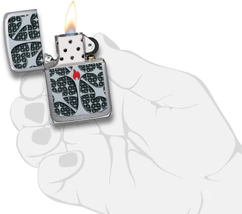 Zippo vžigalnik 60.005.041 Silver Texture