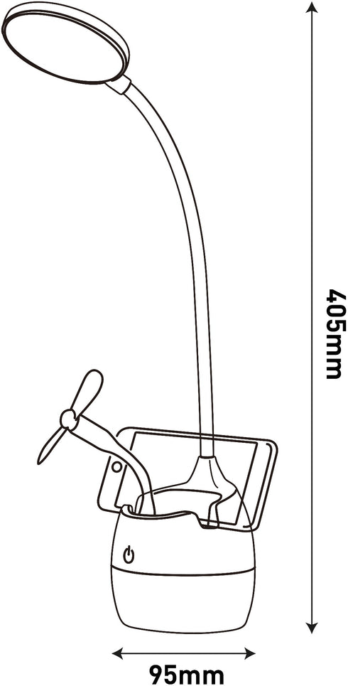 Avide 955841 Namizna svetilka LED 5W CCT 200 lm