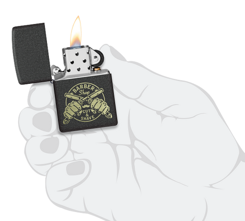 Zippo 60.006.827 vžigalnik Barber Shop