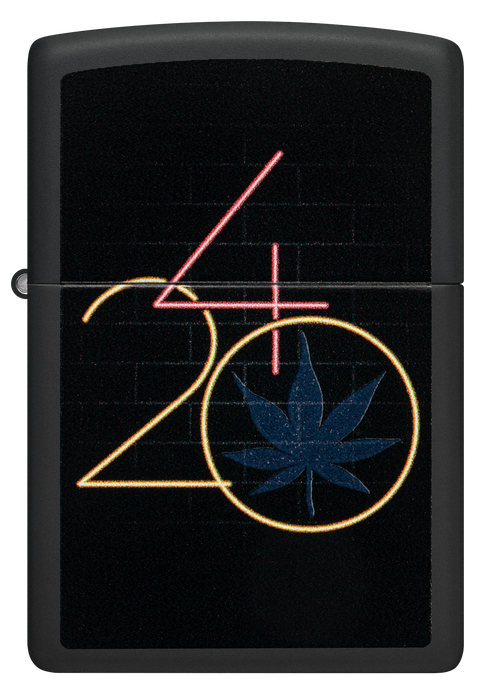 Zippo vžigalnik 60.006.904 Cannabis 420 Black Light