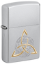 Zippo vžigalnik 60.007.292 Viking Knot, Satin Chrome