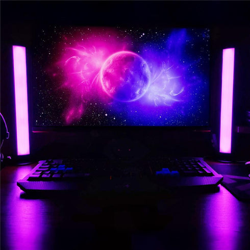 Svetilka namizna barvna gaming LED 5W RGB z RC, ABLGLWIRC-RGBIC