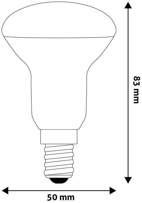 Žarnica LED SMD R50 4.9W E14 NW 4000K, ABR50NW-4.9W