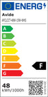 Svetilka stropna Whitney z ventilatorjem, Srebrna, AFCLCCT-48W-15W-WHS