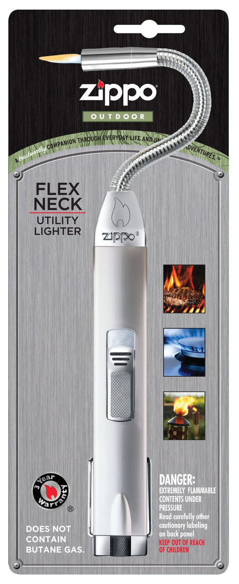 Zippo 121353 Prižigalec z gibljivo glavo, srebrn