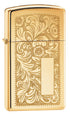 Zippo vžigalnik 1652B Venetian® Slim® High Polished Brass