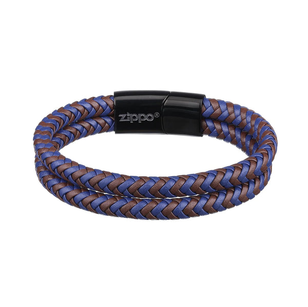 Zippo 2007162 Zapestnica Braided Leather 20 cm