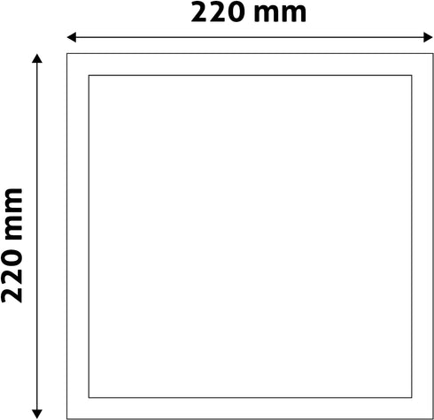 Avide 929842 Vgradna stropna svetilka LED Saten 18W 4000K 1490 lm