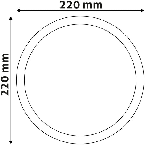 Avide 81925 Stropna svetilka LED 18W NW 1490 lm