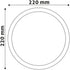 Avide 81925 Stropna svetilka LED 18W NW 1490 lm