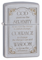 Zippo vžigalnik 28458 Serenity Prayer
