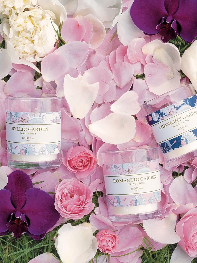 Roura 333480.205 Sveča Idyllic Garden - Royal Peony
