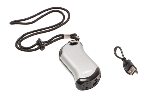 Zippo 2.007.341 HeatBank™ 9s Grelec za roke in USB polnilec, Srebrn