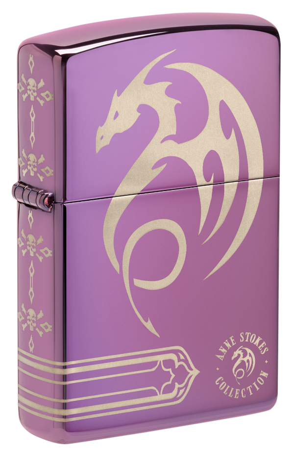 Zippo vžigalnik 48574 Anne Stokes Dragon & Skull