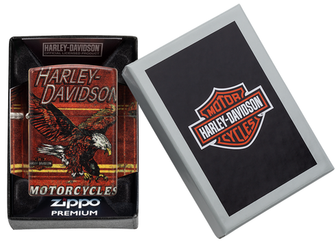 Zippo vžigalnik 48602 Harley Davidson Colourful Eagle