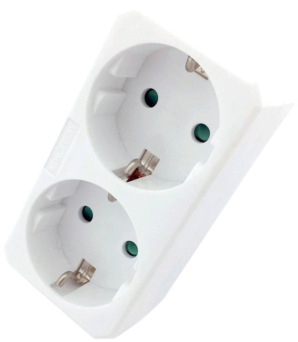 Entac 04429 Razdelilec 2 vtični (2x ozemljen)