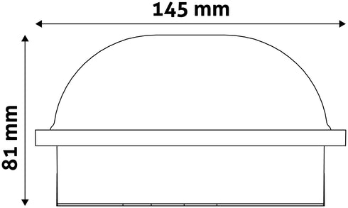 Avide 915302 Zunanja svetilka (Triton-O) Oval 20W 4000K 1700 lm IP65