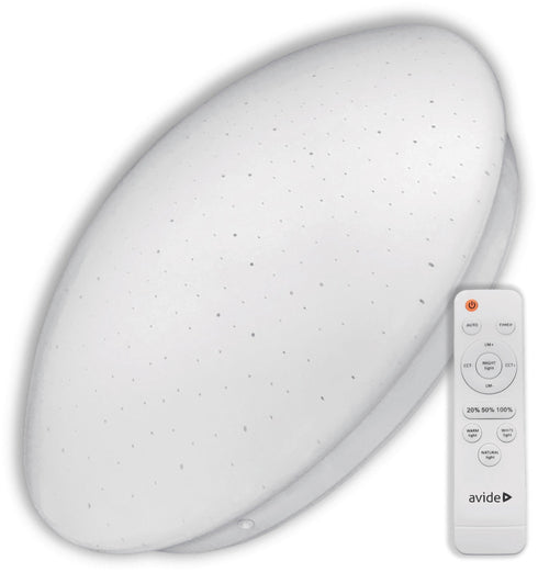Avide 916187 Stropna svetilka Stella LED 48W CCT 2400 lm z daljinskim upravljalnikom