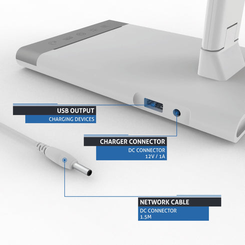Avide 924625 Namizna svetilka zložljiva Scott LED 12W