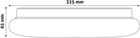 Avide 924700 Stropna svetilka Larissa LED 18W CW 1700 lm