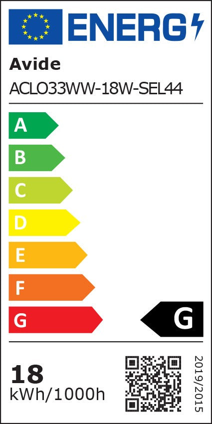 Avide 928081 Stropna svetilka Selene LED 18W WW 1500 lm