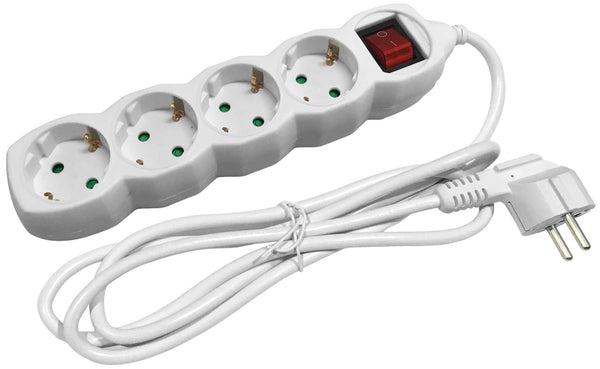 Entac 978024 Podaljšek 4 vtični s stikalom 3 m