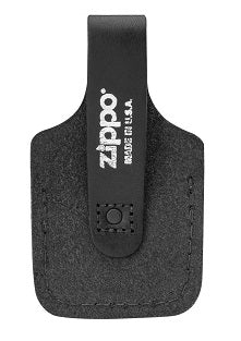 Zippo etui LPTBK z zanko in odprtino za palec, črn