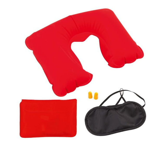 Potovalni komplet rdeč