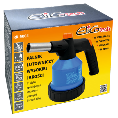 Gorilnik spajkalni plinski RK-5004 ElicoTech, 500401