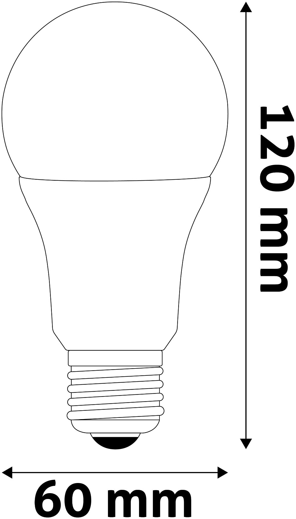 Avide 933207 Žarnica LED 9.7W E27 RGB 806lm A60