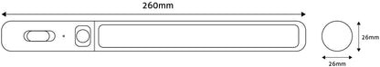 Avide 949864 Svetilka Cabinet PIR LED 0.7W 3000K 87 lm 3xAA