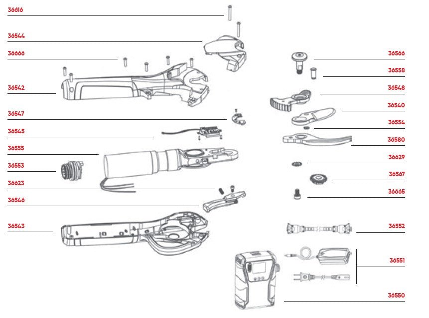 Ausonia 31821 Baterijske škarje Athena