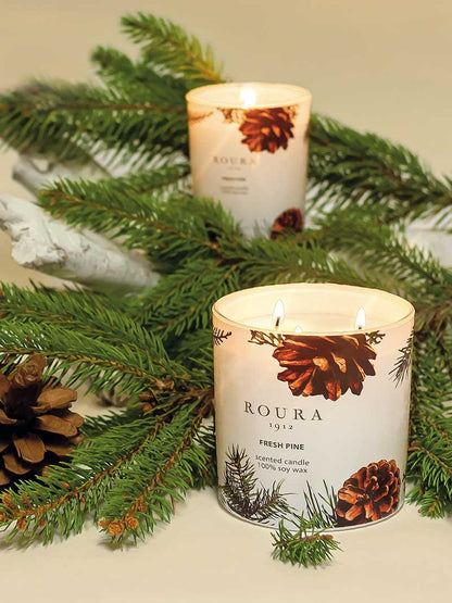 Roura 333500.223 Sveča Fresh Pine - Aroma 3 v 1