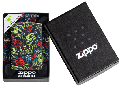 Zippo vžigalnik 49696 Skull Crown