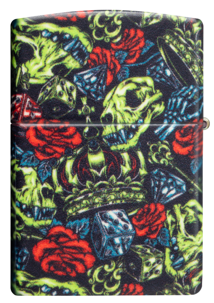Zippo vžigalnik 49696 Skull Crown