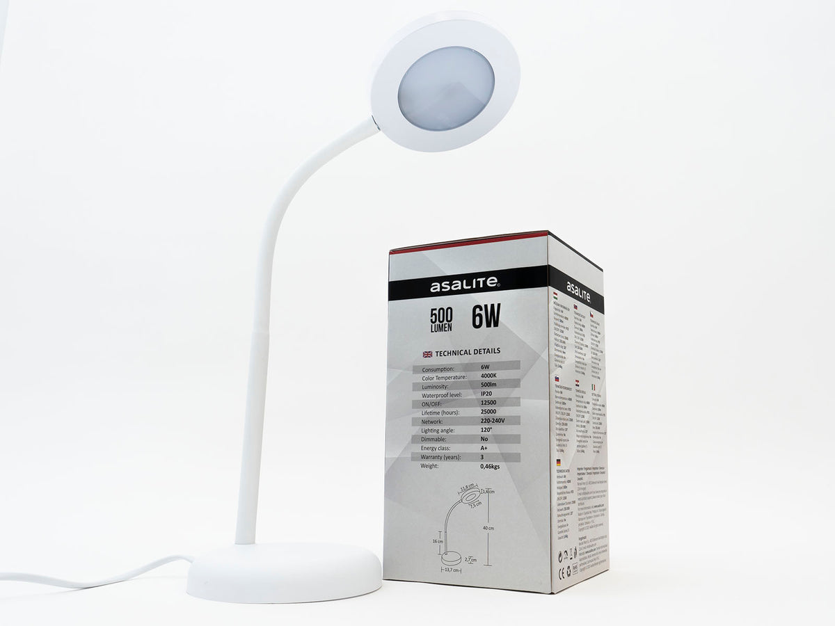 Asalite ASAL0203 Namizna svetilka LED 6W NW 500 lm